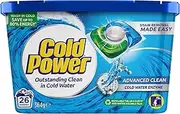 Cold Power Advanced Clean Triple Laundry Detergent 26 Capsules 364 g
