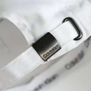 美國百分百【全新真品】Calvin Klein 男帽 棒球帽 休閒 經典刺繡 老帽 logo 帽子 CK 白色 AP60