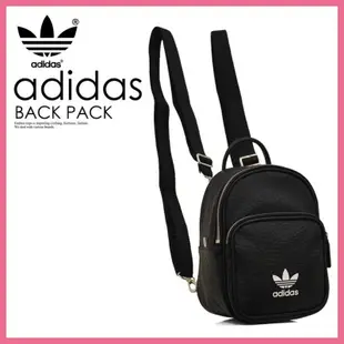 Adidas Classic Mini Backpack 皮革 後背包 愛迪達 黑色 BK6951