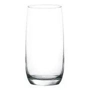 6pc Ocean Ivory 370ml Glass Highball Drink Cup Water/Juice Glassware Set Clear