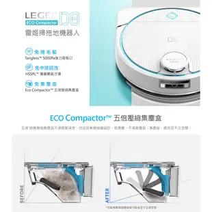 HOBOT 玻妞 雷姬 掃拖地機器人 LEGEE-D8 / LEGEE-LuLu 自動洗布基座 集塵盒自動壓縮