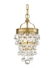 Crystorama 1-Light Calypso Flush Mount NoSize NoColor