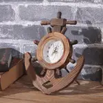 24小時出貨歐式牆上掛鐘創意手錶客廳座鐘桌面擺放兩用實木復古餐廳裝飾鐘錶
