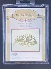 Ooh La La Peacock Feather Die Set by Ultimate Crafts Cutting Steel Metal