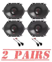 4)JBL Stage3 8627 2Way 6x8" (5x7") Speakers For 2001-2010 Ford Escape, Mustang