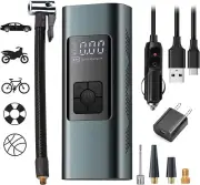 Tyre Inflator Portable Air Compressor Cordless 6000mAh Backpack Digital Air