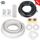 1/4In - 1/2In Dia. 50 FT White Install Kit Fits For Mini Split Heat Pump Systems