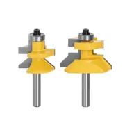 Heavy Duty CNC Router Bits 8mm Wooden Shank CNC Bit End Mill CNC Router Bits