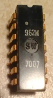 Sprague 962M MC962 MC862 Triple 3 Input NAND Gate - NOS - Vintage - Rare !