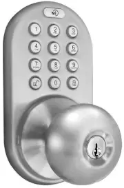 MiLocks DKK-02SN Indoor Electronic Touchpad Keyless Entry Door Lock Satin