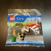 30347 LEGO CITY Fire Car Polybag Brand New MINT Factory Sealed - Retired
