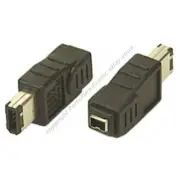 4pin Female~6pin Male IEEE1394a Firewire/iLink/DV 400mbs Cable/Port/Cord Adapter