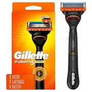 Gillette Fusion5 Power Razors for Men, 1 Gillette Razor, 1 Blade Refill, 1 Batt