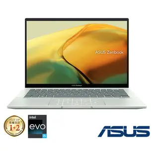 ASUS ZenBook 14 UX3402ZA-0132E1240P 綠 12代 EVO 2K 春季狂購月-好禮3選1