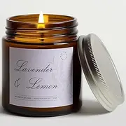 [MOASITN] Lavender & Lemon Scented Candles for Home|Sage,Lavender,Lemon,Pine Scented Soy Candle| Longlasting Aromatherapy Candle| Jar Candel for Women,Men for Birthday,Housewarming,Relaxing|7oz