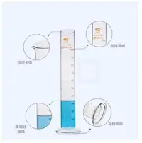 在飛比找樂天市場購物網優惠-玻璃量筒100ml 量出式刻度量筒 計量筒 A級量筒 實驗室