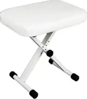 Miwayer Advanced Keyboard Bench, 4 Levels Height Adjustable Piano Stool, X-Style