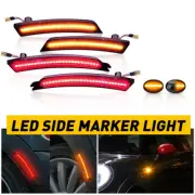 Amber & Red LED Car Signal Side Marker Lights For 2007-2015 Mini Cooper Set Of 6 (for: Mini)