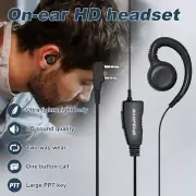 2 Pin Headset Earpiece Mic For Baofeng UV-5R UV-82 BF-888s Radio Walkie Talkie