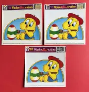 Easter Window Static Clings Lot 3 Pieces Decorations Color Clings