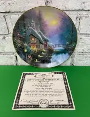 Vintage 1993 Knowles "Falbrooke Cottage" Fine China Collectable Plate 8"