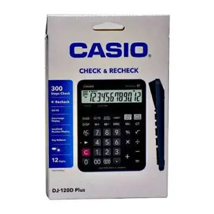 CASIO DJ-120D PLUS 桌上型商用計算機 (12位數)