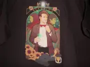 TeeFury Doctor Who Large "Geronimo" Matt Smith Tribute MeganLara BROWN