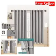 70 x 84 Inches Blackout Curtains with Linen Look - Energy Efficient & Stylish