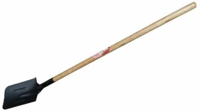Post Hole Shovel Wooden Handle Long NEW