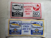Scout Badges Mystery Creek Jan 3- 11 1990 NEW ZEALAND