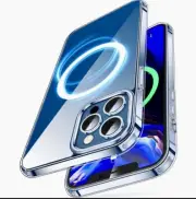 Clear Magnetic iPhone15 Plus ,MagSafes,Wireless,Transparent,Shockproof Cases