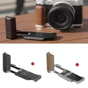 Handgrip L-Shape Grip Quick Release Plate with Shutter Button for FUJIFILM X-M5