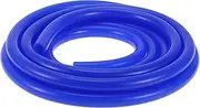 X AUTOHAUX 1 Pc for Air and Water Silicone Vacuum Tubing Hose High Temperature Automotive Vacuum Line 15Ft 1/2" 12mm ID 3.5mm Thickness Blue Silicone