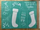 Chalk Couture Christmas Stocking Club Size B Transfer Stencil 8x10 Retired