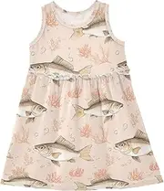 [Caihoyu] Girls Summer Tank Dresses Toddler Kids Swing Casual Spring Dresses Easter Outfit, Multicolor10, 3 Years