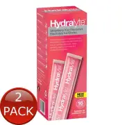 2 x Hydralyte Ice Block S/Kiwi 16Pk