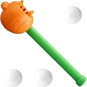 Floating Blow Pipe Balls, Cartoon Fine Motor Skills Balls, Educational Balls Balancing Game, Funny Blowing Balls Game for Family