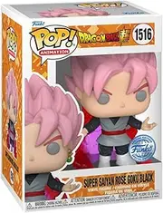 Funko Dragonball Super - Goku Rose Black US Exclusive Glow Pop Vinyl Figure, 5.1-Inch Height