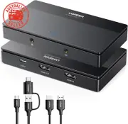 4K Video Capture Card HDMI to USB C 3.0 1080P 60Fps Recording 4K Passthrough 3.5