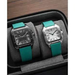 DELUGS 卡地亞 Cartier Santos de Cartier 快拆式特製真皮 錶帶 適用於Santos大型款