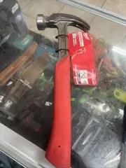 Milwaukee 48-22-9080 ShockShield Grip 20oz Curved Claw Smooth Face Hammer