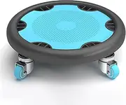Multifunctional Abdominal Wheel Board for Core Workout 4 Castor Ab Strength Training Roller with Mat Ab Exercise Equipment for Home Gym(Black Blue)