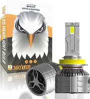 Led Headlight Bulbs,65W 5000LM Extremely Bright 6000K White Led Headlights Conversion Kit with Cooling Fan All-in-One Plug and Play Led Bulbs-2PCS,9006