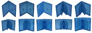 New VIVA ELITE Premium Blu-Ray Replacement Movie Storage Shell Cases 1-10 Discs