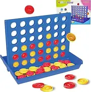 ZUNIPLEX Connect Game for Kids - 4 Wins Classic, Four in A Row Vertical Board Game, Strategy Game for 2 Players, Educational Toy Gifts for Children
