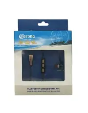 Corona Extra 00709 Wireless Bluetooth Earbuds w Mic Black & Gold Headphones