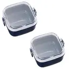 Silver Mode Bento Box Dessert Container 150ml Set of 2 PSS-5