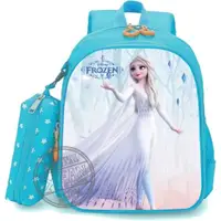 在飛比找蝦皮購物優惠-Elsa LORAINE 高級人物幼兒園和小學背包獎勵鉛筆盒