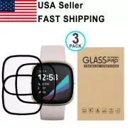 3PACK PMMA Curved Screen Protector For Fitbit Versa 3 Versa 4