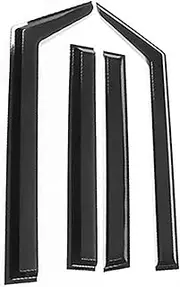 4PCS Car Side Window Deflector Sun Rain Weather Shield Compatible for Jimny JB64 JB74W 2019-2023